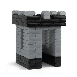 ESDA-Bausteine XXL-Funblocks Ritterburg - Grau-Schwarz